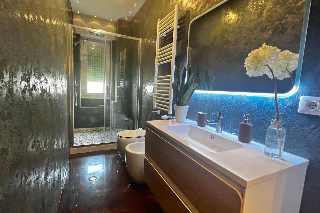 Prestigioso Trilocale Sui Navigli Con A/C & Wi-Fi Lägenhet Milano Exteriör bild